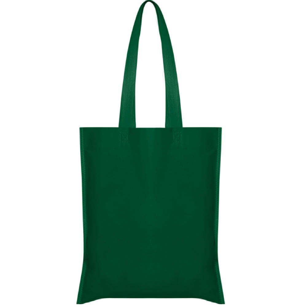 CREST NON WOVEN BAG 36X40 BOTTLE GREEN