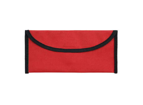 GARZA TRAVEL DOCUMENT HOLDER RED