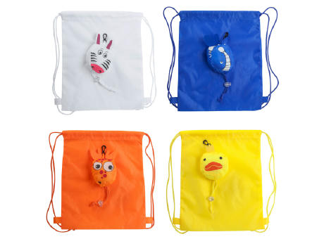 ELANIO FOLDABLE DRAWSTRING BAG CHICKEN