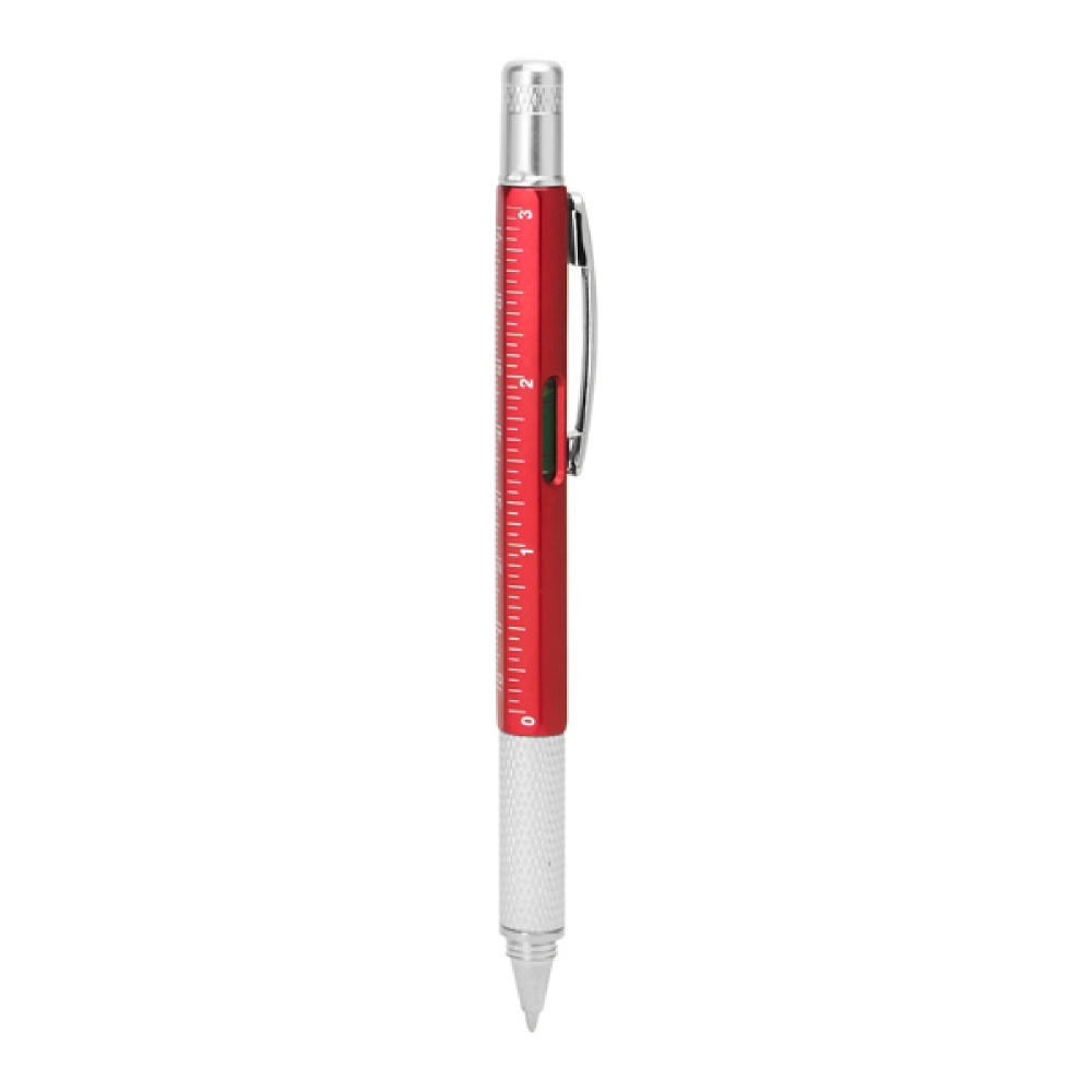 KANCHAN MULTIFUNCTION PEN RED