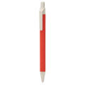 GROVE CARTON/WHEAT STRAW FIBER BALLPEN RED/GREIGE