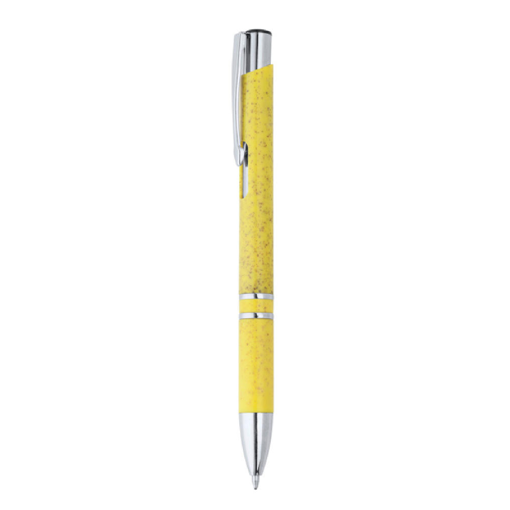 HAYEDO METAL/WHEAT STRAW FIBER BALLPEN YELLOW