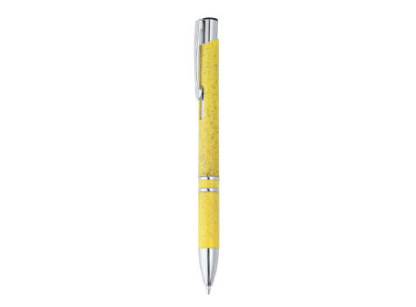 HAYEDO METAL/WHEAT STRAW FIBER BALLPEN YELLOW