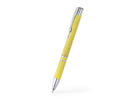 HAYEDO METAL/WHEAT STRAW FIBER BALLPEN YELLOW