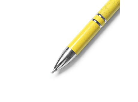 HAYEDO METAL/WHEAT STRAW FIBER BALLPEN YELLOW