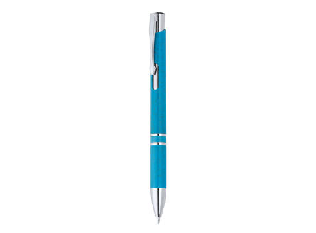 HAYEDO METAL/WHEAT STRAW FIBER BALLPEN LIGHT ROYAL BLUE