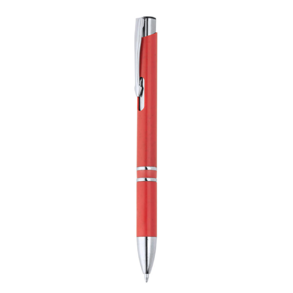 HAYEDO METAL/WHEAT STRAW FIBER BALLPEN RED