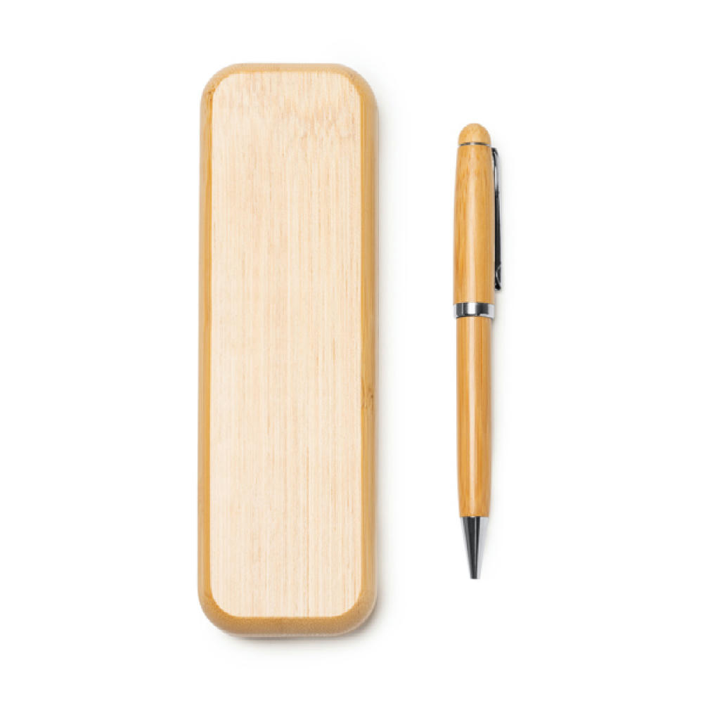 BALL PEN CASE BODONI NATURAL