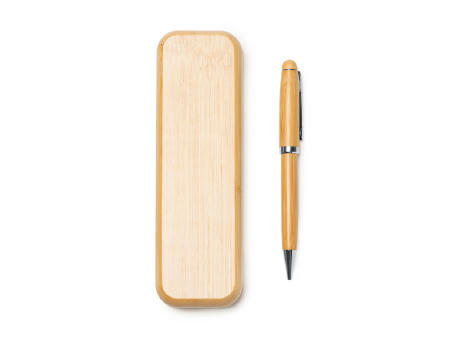 BALL PEN CASE BODONI NATURAL