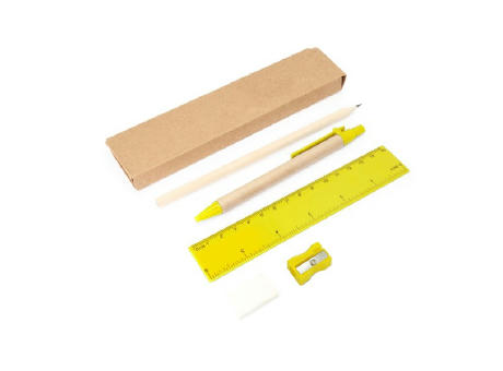 LIZANA WRITING SET YELLOW