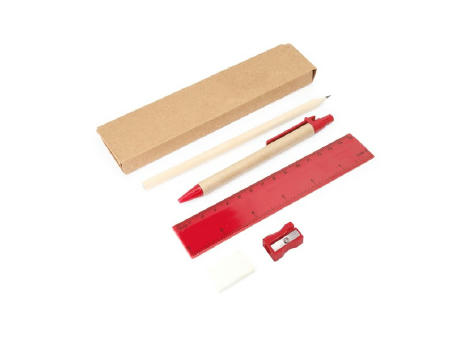 LIZANA WRITING SET RED