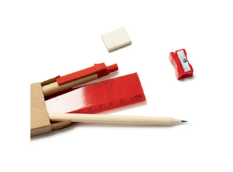 LIZANA WRITING SET RED