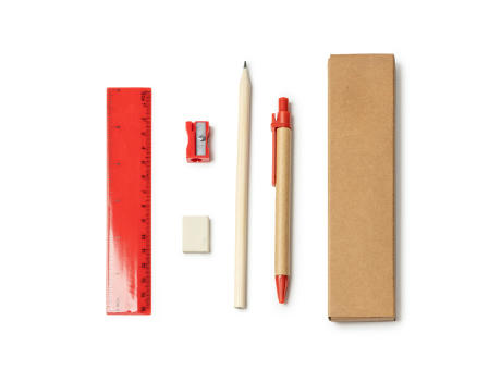 LIZANA WRITING SET RED