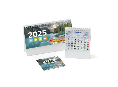 TABLE CALENDAR FLINT WHITE