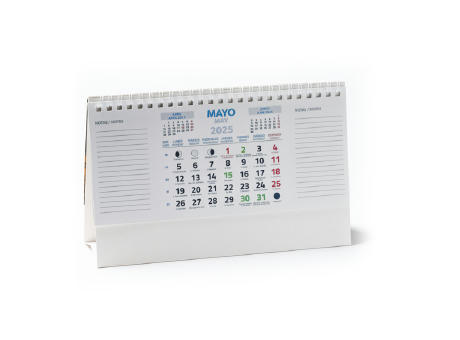 TABLE CALENDAR FLINT WHITE