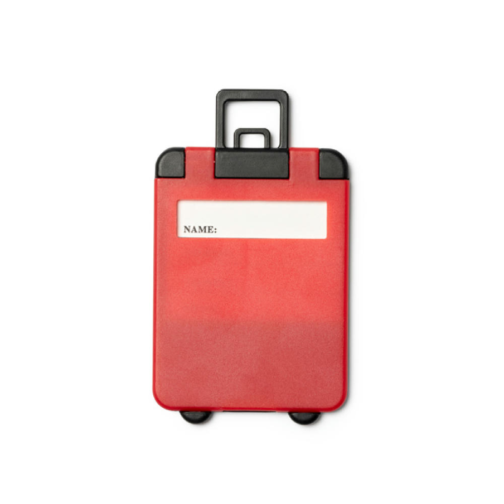 CHARTER LUGGAGE TAG RED