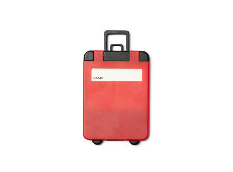 CHARTER LUGGAGE TAG RED