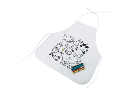 PACHU KID APRON WHITE