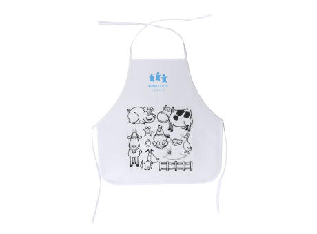 PACHU KID APRON WHITE