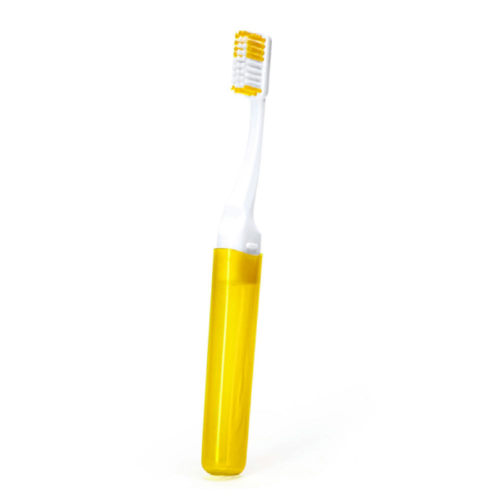 POLE FOLDING TOOTHBRUSH YELLOW