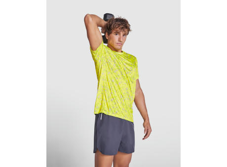 ASSEN T-SHIRT S/S FLUOR YELLOW PIXEL