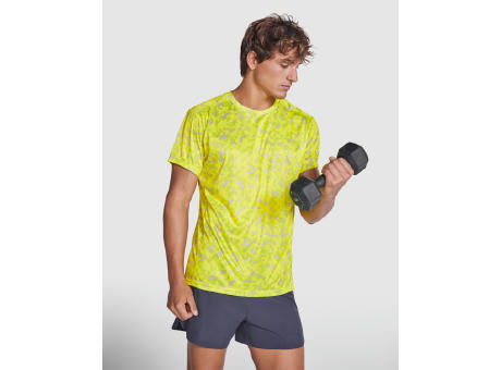 ASSEN T-SHIRT S/S FLUOR YELLOW PIXEL