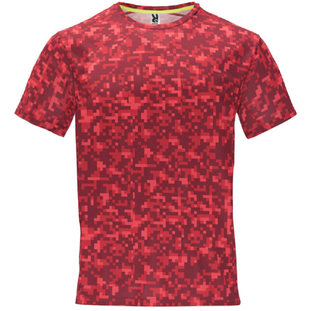 ASSEN T-SHIRT S/M RED PIXEL