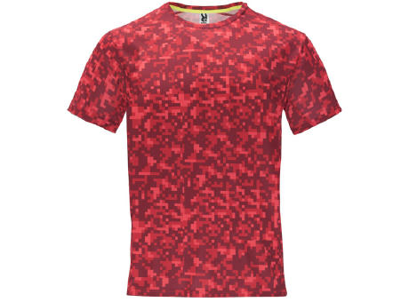 ASSEN T-SHIRT S/XXL RED PIXEL