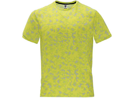 ASSEN T-SHIRT S/XXL FLUOR YELLOW PIXEL