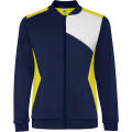 LEROS SWEATSHIRT S/S YELLOW/NAVY BLUE