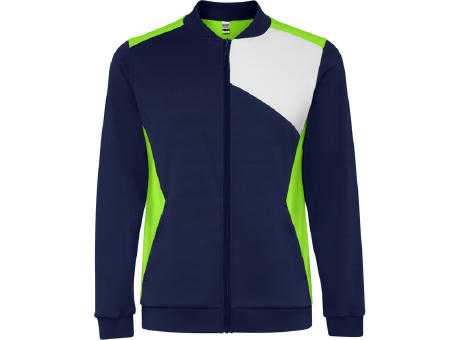 LEROS SWEATSHIRT S/M LIME/NAVY BLUE