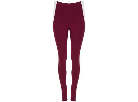 AGIA LEGGINGS S/8 BURGUNDY/WHITE