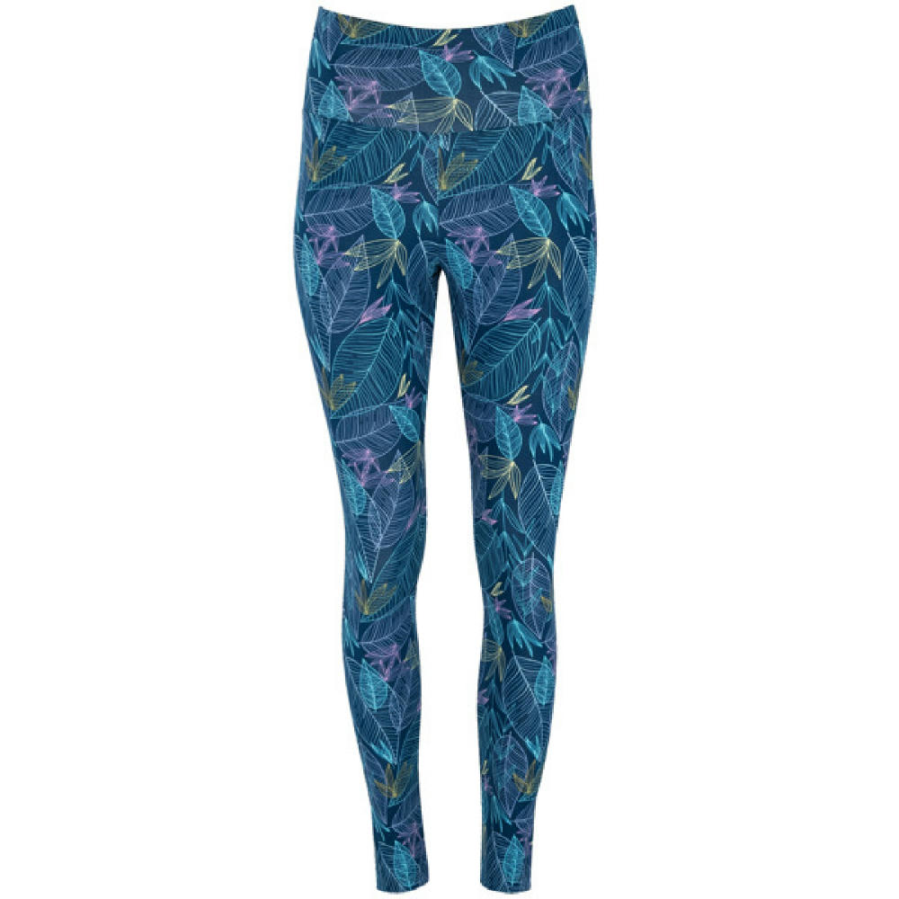 CIRENE LEGGINGS S/S MOONLIGHT BLUE LEAF