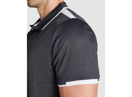 TAMIL POLO SHIRT S/S BLACK/WHITE