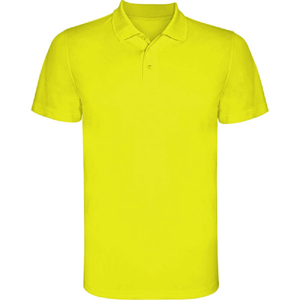 MONZHA POLO SHIRT S/S FLUOR YELLOW