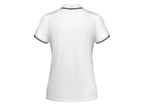 TAMIL WOMAN POLO SHIRT S/S WHITE/BLACK