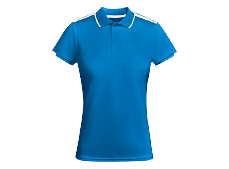 TAMIL WOMAN POLO SHIRT S/XXL ROYAL BLUE/WHITE