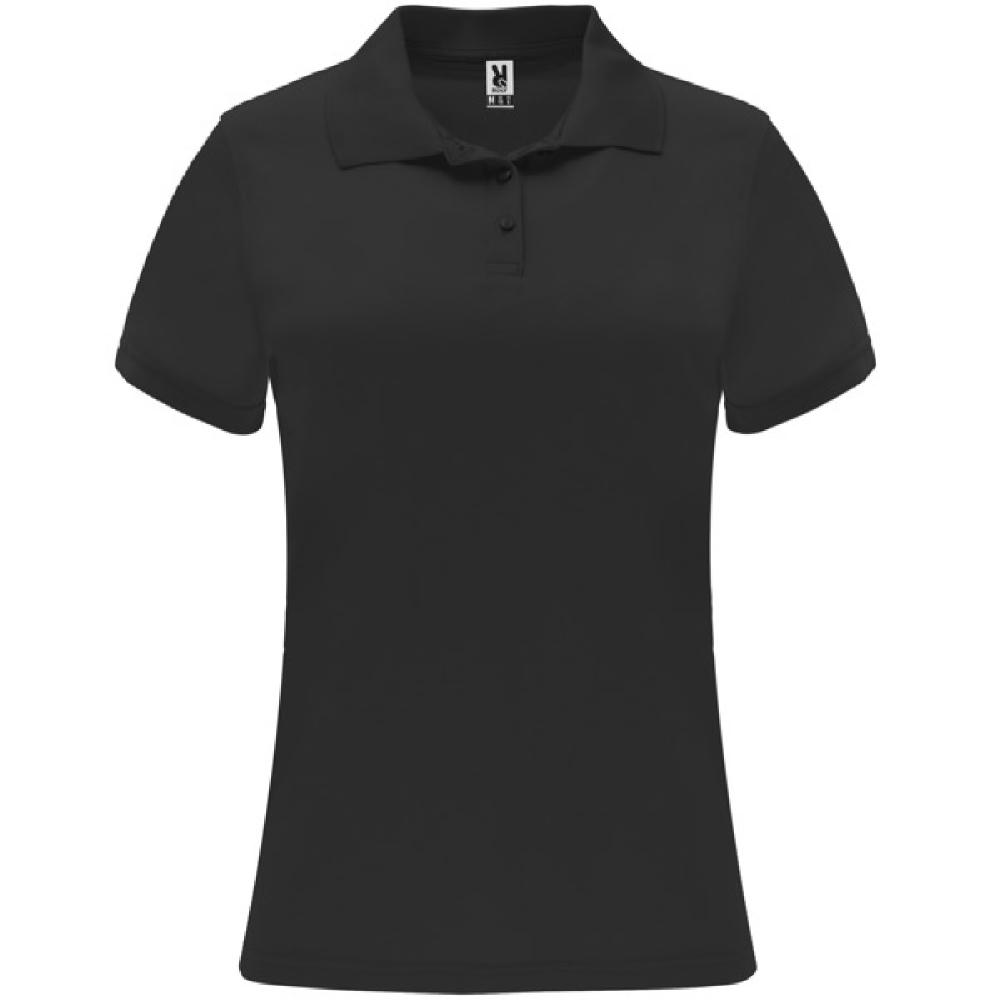 MONZHA WOMAN POLO SHIRT S/S BLACK