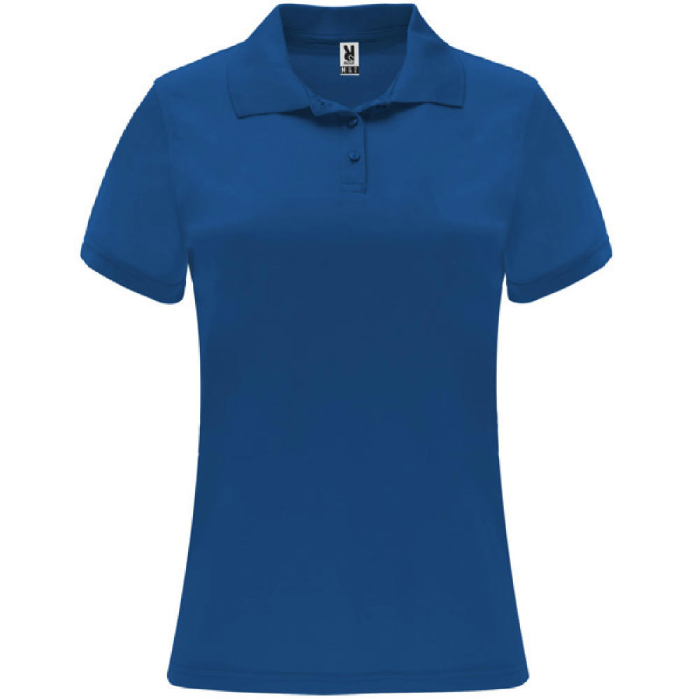 MONZHA WOMAN POLO SHIRT S/S ROYAL BLUE