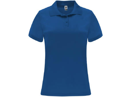 MONZHA WOMAN POLO SHIRT S/XXL ROYAL BLUE