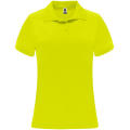 MONZHA WOMAN POLO SHIRT S/S FLUOR YELLOW