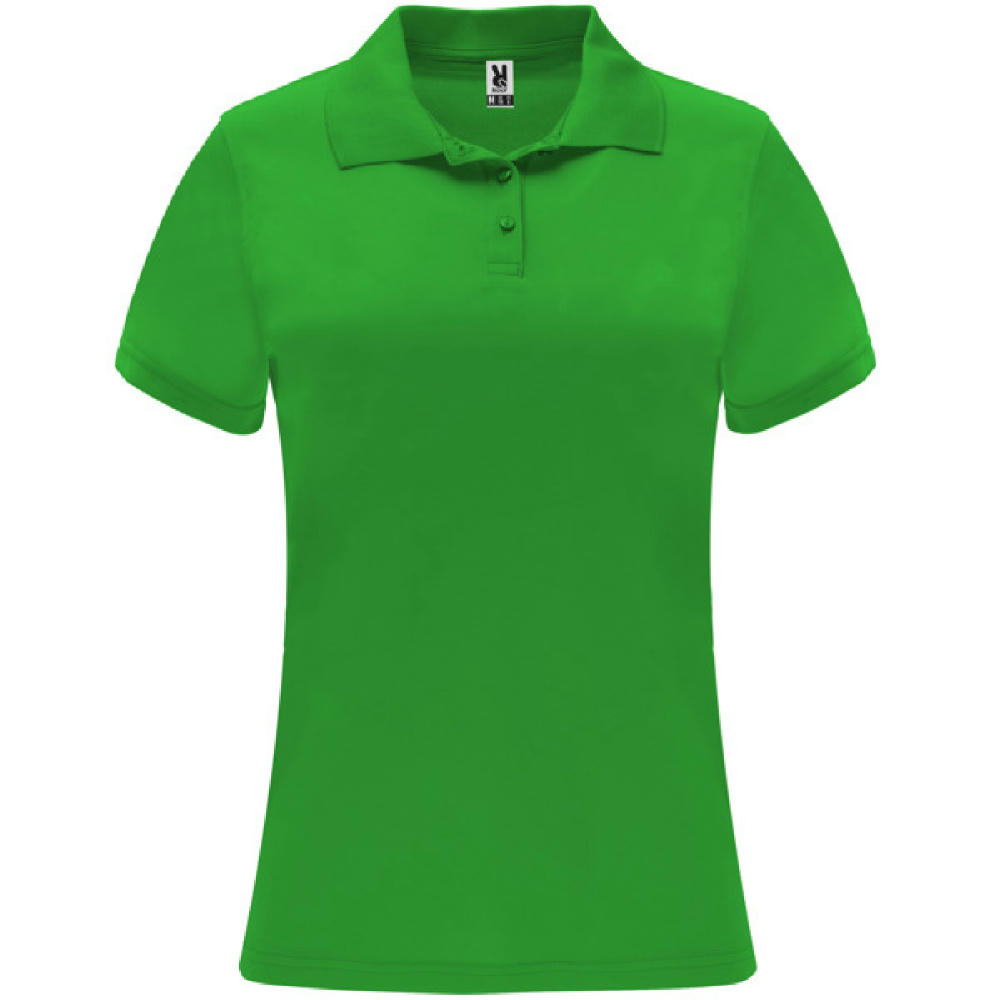 MONZHA WOMAN POLO SHIRT S/S FERN GREEN