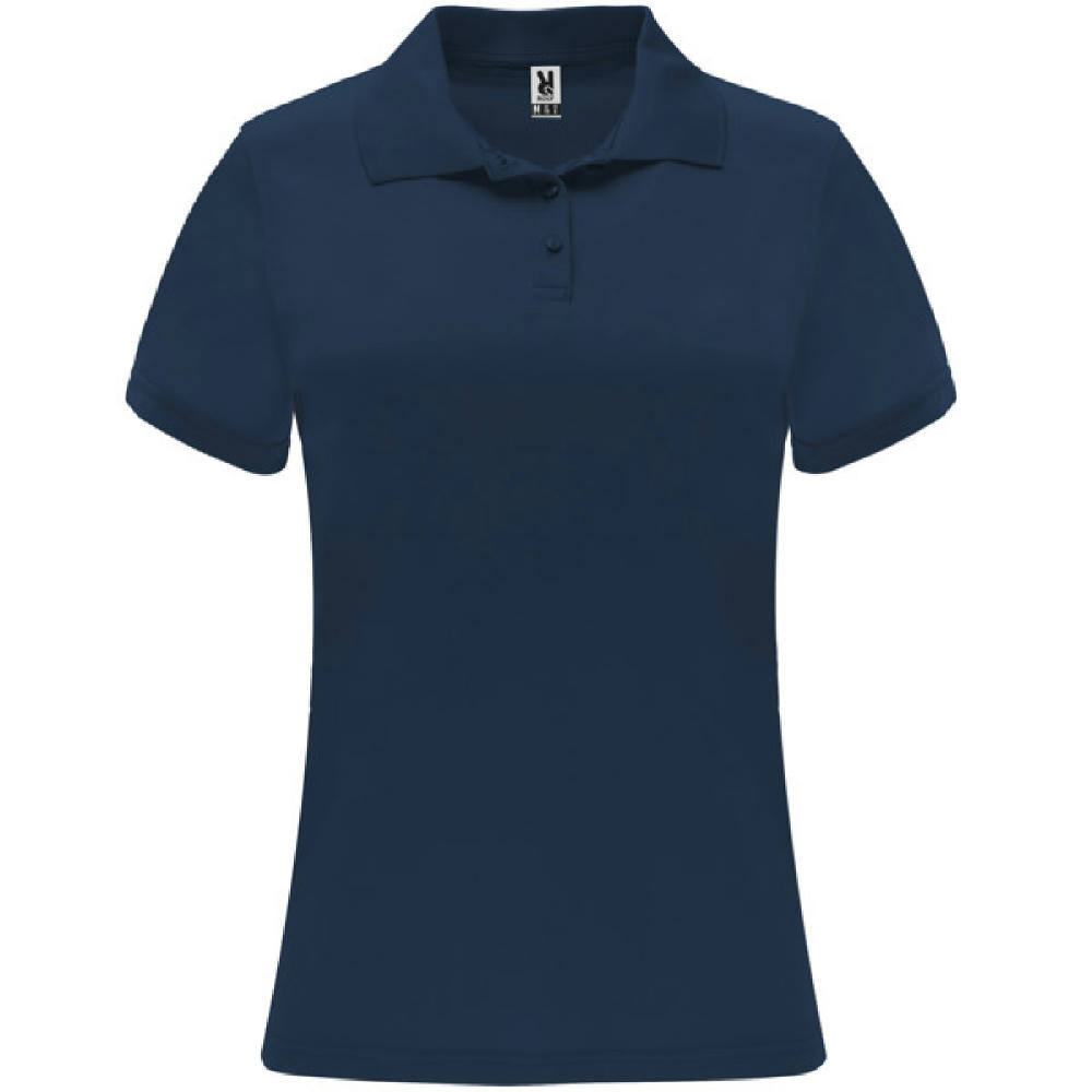 MONZHA WOMAN POLO SHIRT S/S NAVY BLUE