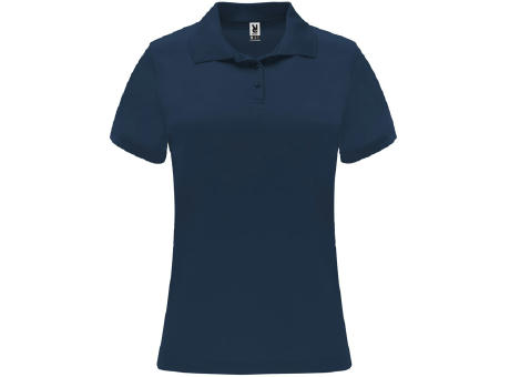 MONZHA WOMAN POLO SHIRT S/S NAVY BLUE