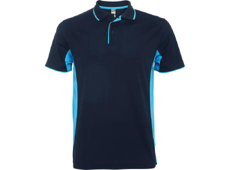 POLO-SHIRT MONTMELO S/S MARINO/CELESTE