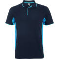 POLO-SHIRT MONTMELO S/S MARINO/CELESTE