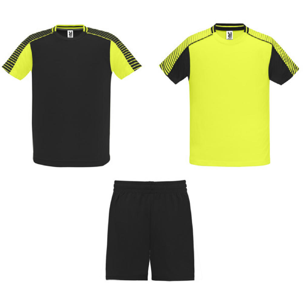 JUVE SPORT SET S/XXL FLUOR YELLOW/BLACK