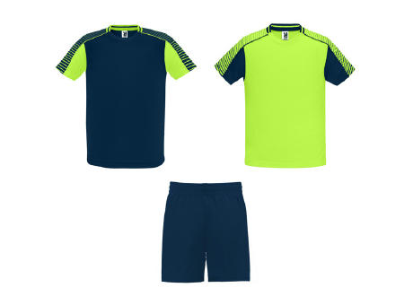 JUVE SPORT SET S/XXL FLUOR GREEN/NAVY BLUE