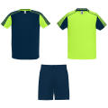 JUVE SPORT SET S/S FLUOR GREEN/NAVY BLUE