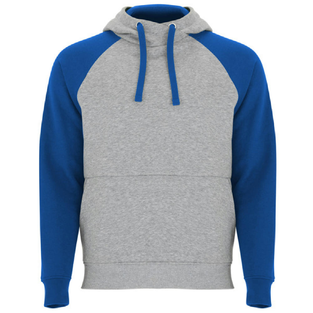 BADET SWEATSHIRT S/XS HEATHER GREY/ROYAL BLUE